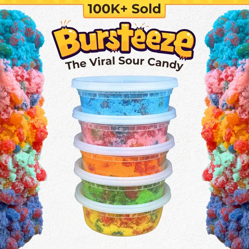 Extreme Sour Bursteeze Viral Candy